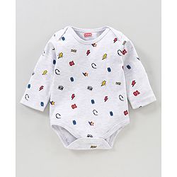Babyhug  Full Sleeves Onesies Pack of 5 - Multicolour