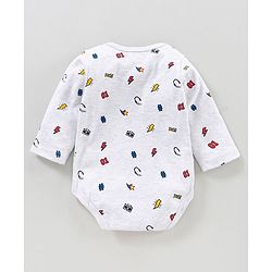 Babyhug  Full Sleeves Onesies Pack of 5 - Multicolour