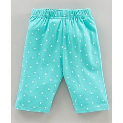Babyhug Three Fourth Length Lycra Leggings Pack of 3 - Multicolor