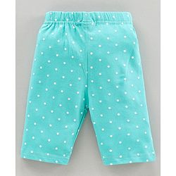 Babyhug Three Fourth Length Lycra Leggings Pack of 3 - Multicolor