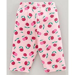 Babyhug Three Fourth Length Lycra Leggings Pack of 3 - Multicolor