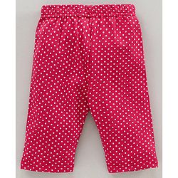 Babyhug Three Fourth Length Lycra Leggings Pack of 3 - Multicolor