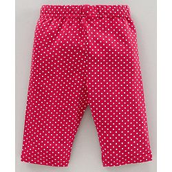 Babyhug Three Fourth Length Lycra Leggings Pack of 3 - Multicolor