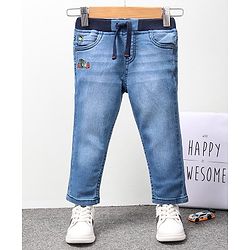 Babyhug Full Length Denim Jeans - Blue