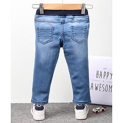 Babyhug Full Length Denim Jeans - Blue