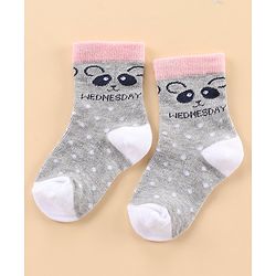 Cute Walk by Babyhug Ankle Length Anti-Bacterial Socks Stripes & Dot Design Pack of 7 - Multicolor
