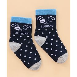Cute Walk by Babyhug Ankle Length Anti-Bacterial Socks Stripes & Dot Design Pack of 7 - Multicolor