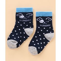 Cute Walk by Babyhug Ankle Length Anti-Bacterial Socks Stripes & Dot Design Pack of 7 - Multicolor