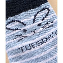Cute Walk by Babyhug Ankle Length Anti-Bacterial Socks Stripes & Dot Design Pack of 7 - Multicolor