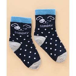 Cute Walk by Babyhug Ankle Length Anti-Bacterial Socks Stripes & Dot Design Pack of 7 - Multicolor