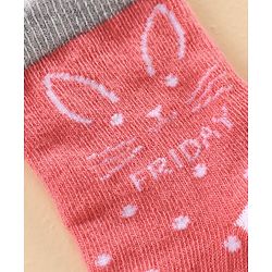 Cute Walk by Babyhug Ankle Length Anti-Bacterial Socks Stripes & Dot Design Pack of 7 - Multicolor