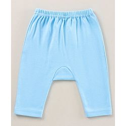 Babyhug Full Length Cotton Antimicrobial Diaper Leggings Pack of 3 - Blue Peach