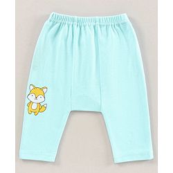 Babyhug Full Length Cotton Antimicrobial Diaper Leggings Pack of 3 - Blue Peach