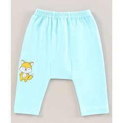 Babyhug Full Length Cotton Antimicrobial Diaper Leggings Pack of 3 - Blue Peach