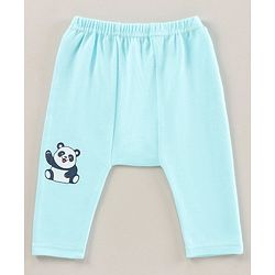 Babyhug Full Length Cotton Antimicrobial Diaper Leggings Pack of 3 - Blue Peach