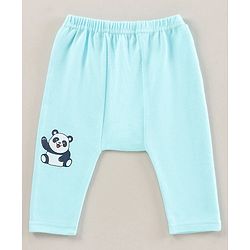 Babyhug Full Length Cotton Antimicrobial Diaper Leggings Pack of 3 - Blue Peach