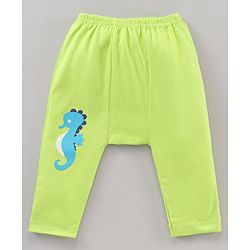 Babyhug Antimicrobial Wash Ankle Length Diaper Pants Pack of 5 - Multicolour