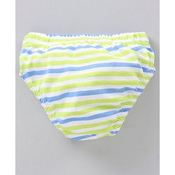 Babyhug 100% Cotton Briefs Football Print Pack of 3 - Blue Green