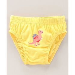 Babyhug Antibacterial Briefs Dinosaurs Print Pack of 3 - Multicolour