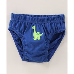Babyhug Antibacterial Briefs Dinosaurs Print Pack of 3 - Multicolour
