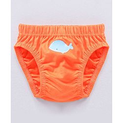 Babyhug Antibacterial Fish Print & Striped Briefs Pack Of 3 - Multicolor