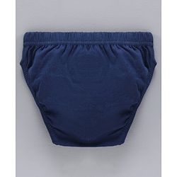 Babyhug Cotton Antibacterial Briefs Pack of 3 - Blue Yellow White