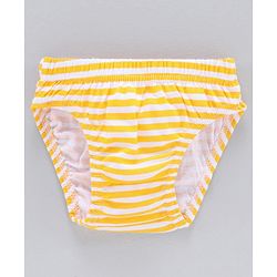 Babyhug Cotton Antibacterial Briefs Pack of 3 - Blue Yellow White