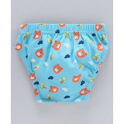 Babyhug Cotton Antibacterial Briefs Pack of 3 - Blue Green