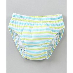 Babyhug Anti Bacterial Briefs Bear Print Pack of 3 - Blue