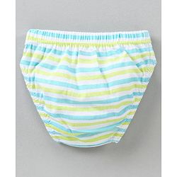 Babyhug Anti Bacterial Briefs Bear Print Pack of 3 - Blue