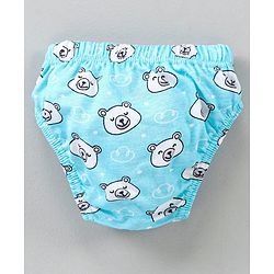 Babyhug Anti Bacterial Briefs Bear Print Pack of 3 - Blue