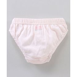 Babyhug Antibacterial Finish Cotton Panties Floral Dot And Heart Print Pack Of 3 - Blue Pink