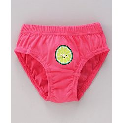 Babyhug Antibacterial Finish Panties Fruits Printed Pack of 5 - Multicolour