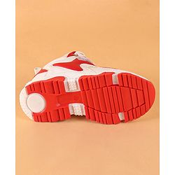 Cute Walk by Babyhug Velcro Sneakers - Red
