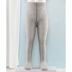 Cute Walk by Babyhug Full Length Anti-Bacterial Solid Tights - Grey