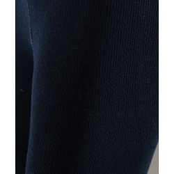 Cute Walk by Babyhug Full Length Anti-Bacterial Solid Tights - Navy Blue
