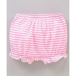Babyhug Cotton Bloomers Set Printed Pack of 3 - Pink Blue