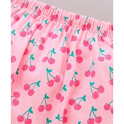 Babyhug Cotton Bloomers Set Printed Pack of 3 - Pink Blue