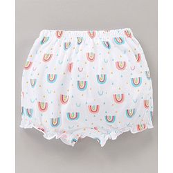 Babyhug 100% Cotton Bloomer Pack of 3 - Multicolor