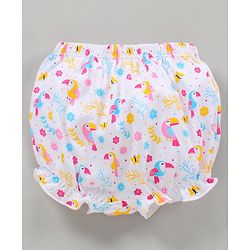 Babyhug Cotton Bloomers Printed Pack of 3- Multicolor