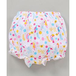 Babyhug Cotton Bloomers Printed Pack of 3- Multicolor