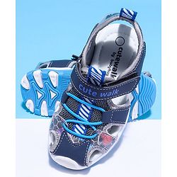 Cute Walk by Babyhug Sandals With Velcro Closure - Navy Blue