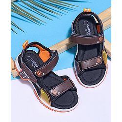 Cute Walk by Babyhug Sandals With Velcro Closure - Brown