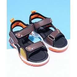 Cute Walk by Babyhug Sandals With Velcro Closure - Brown