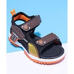 Cute Walk by Babyhug Sandals With Velcro Closure - Brown