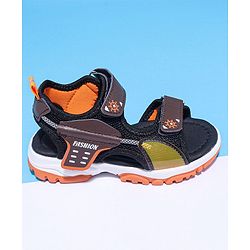 Cute Walk by Babyhug Sandals With Velcro Closure - Brown