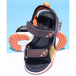 Cute Walk by Babyhug Sandals With Velcro Closure - Brown