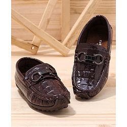 Cute Walk by Babyhug Formal Shoes - Coffee