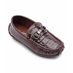 Cute Walk by Babyhug Formal Shoes - Coffee