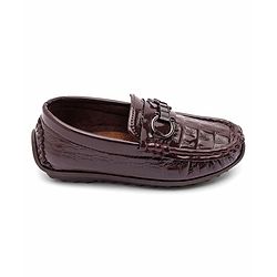 Cute Walk by Babyhug Formal Shoes - Coffee